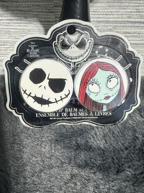 31. The Nightmare before Christmas Lip Balm Set - Black & White Character